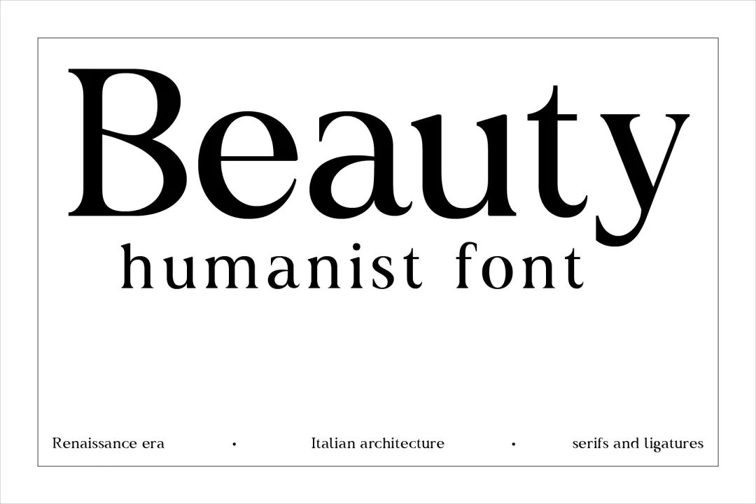 想找高级感？试试这款自带贵族基因的专业衬线体