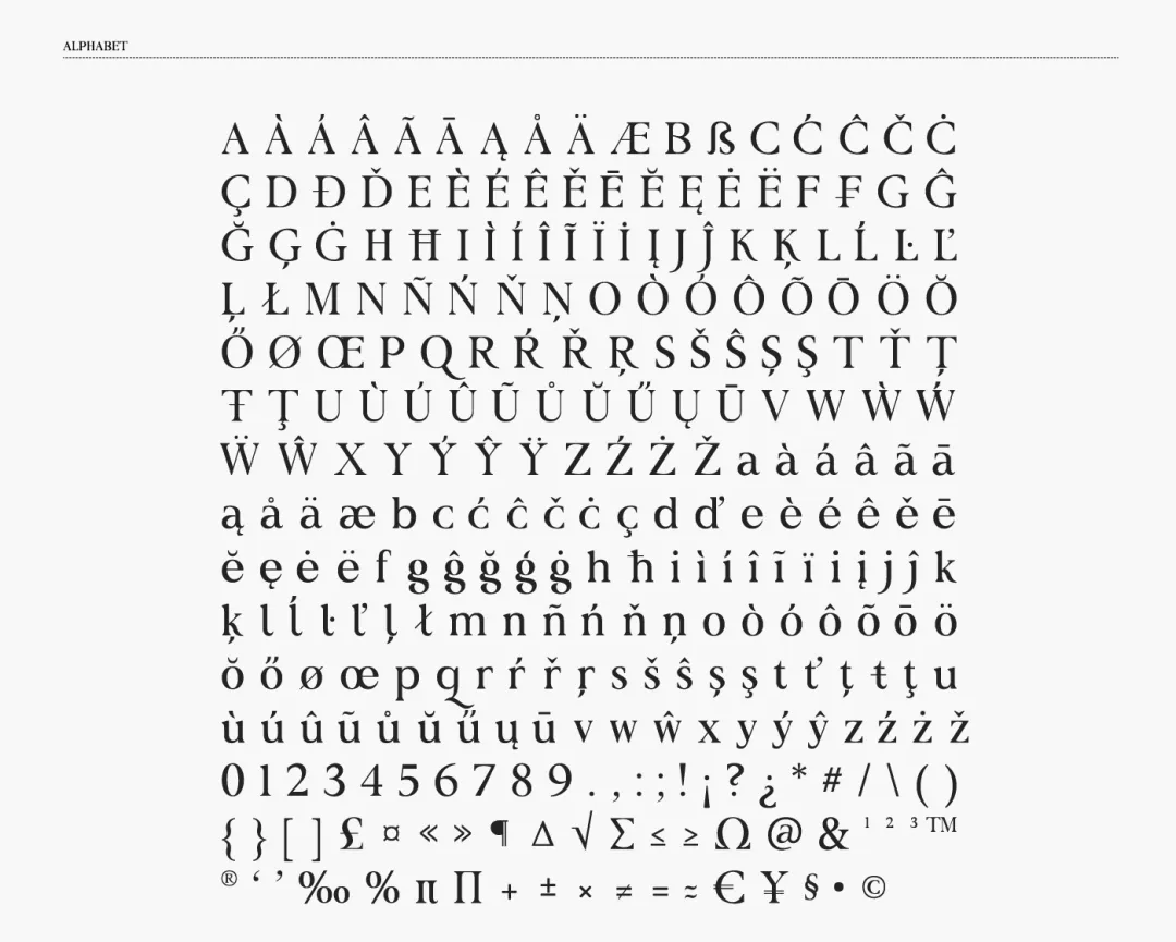 想找高级感？试试这款自带贵族基因的专业衬线体