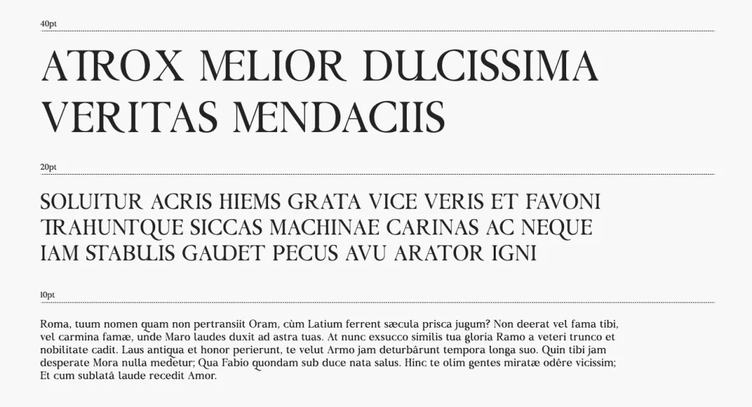 想找高级感？试试这款自带贵族基因的专业衬线体