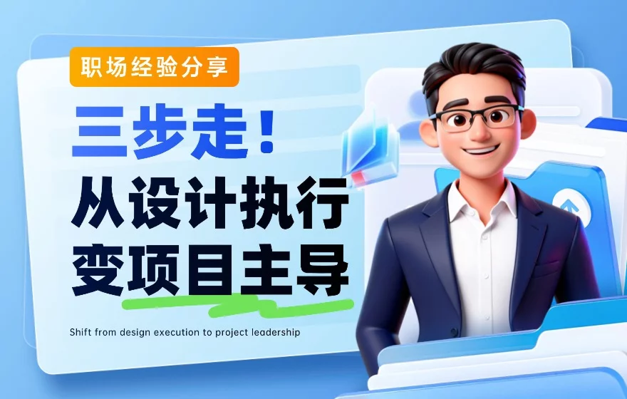 从设计执行变项目主导！揭秘大厂高手主动赋能业务的3个关键步骤