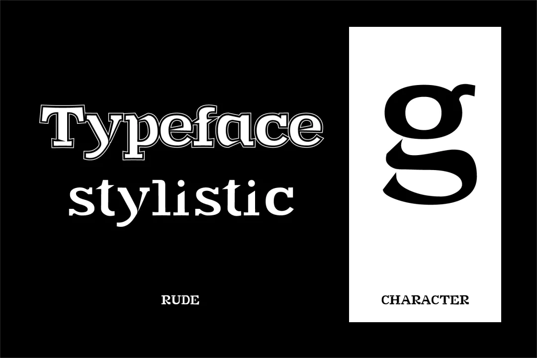 粗犷不羁有力！自带摇滚滤镜的免费商用字体Rude