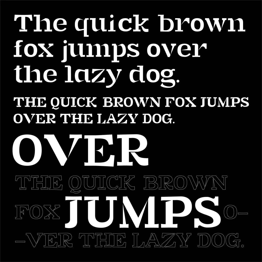 粗犷不羁有力！自带摇滚滤镜的免费商用字体Rude