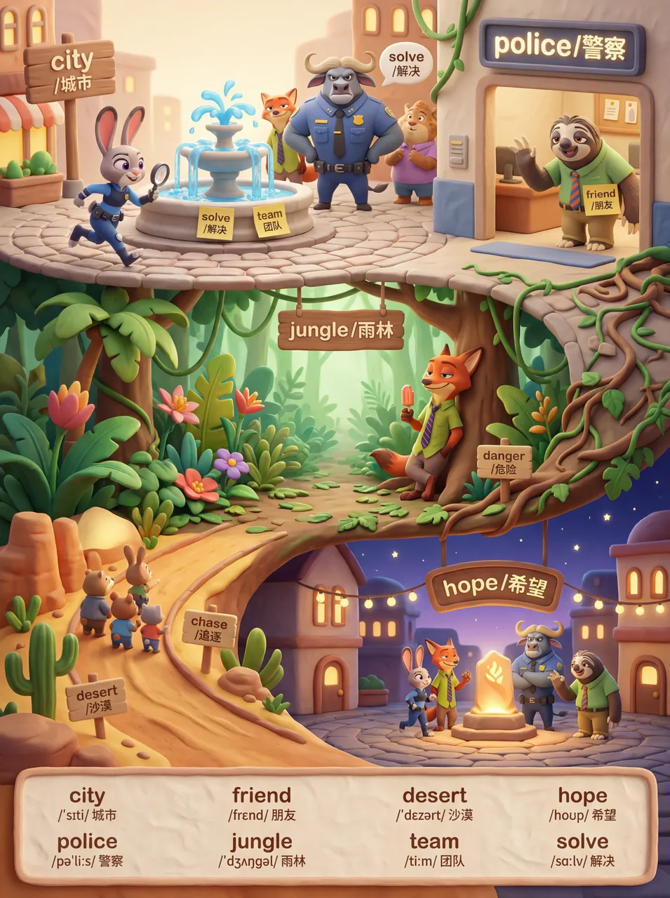 提示词模板来了！教你用AI一键生成卡通动漫英语单词卡