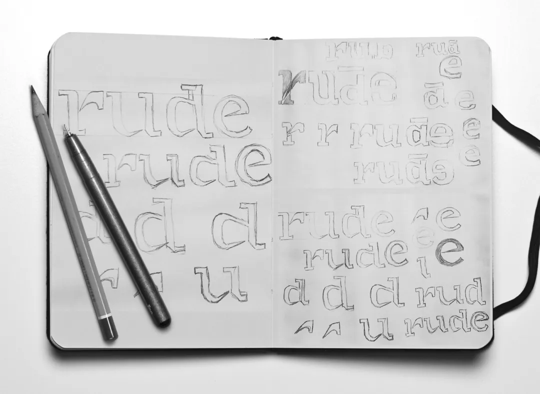 粗犷不羁有力！自带摇滚滤镜的免费商用字体Rude