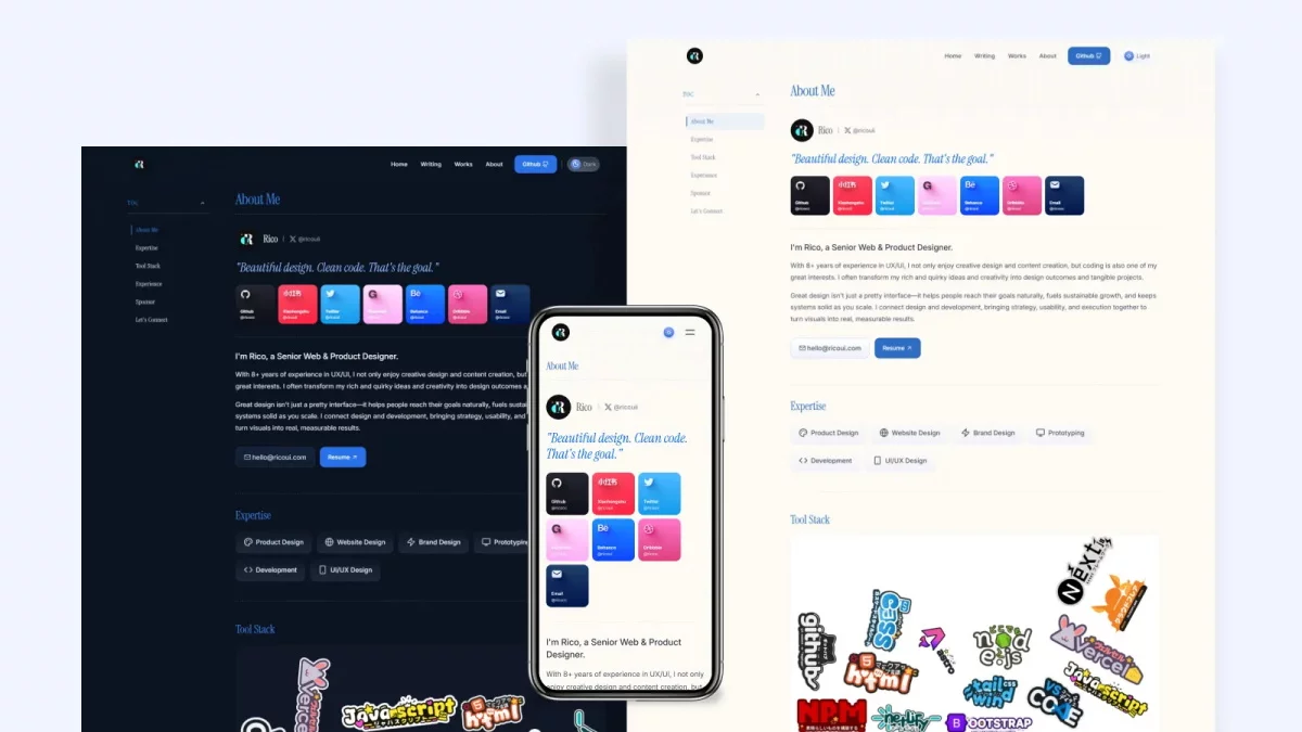 保姆级教程！设计师个人网站全流程指南：设计篇