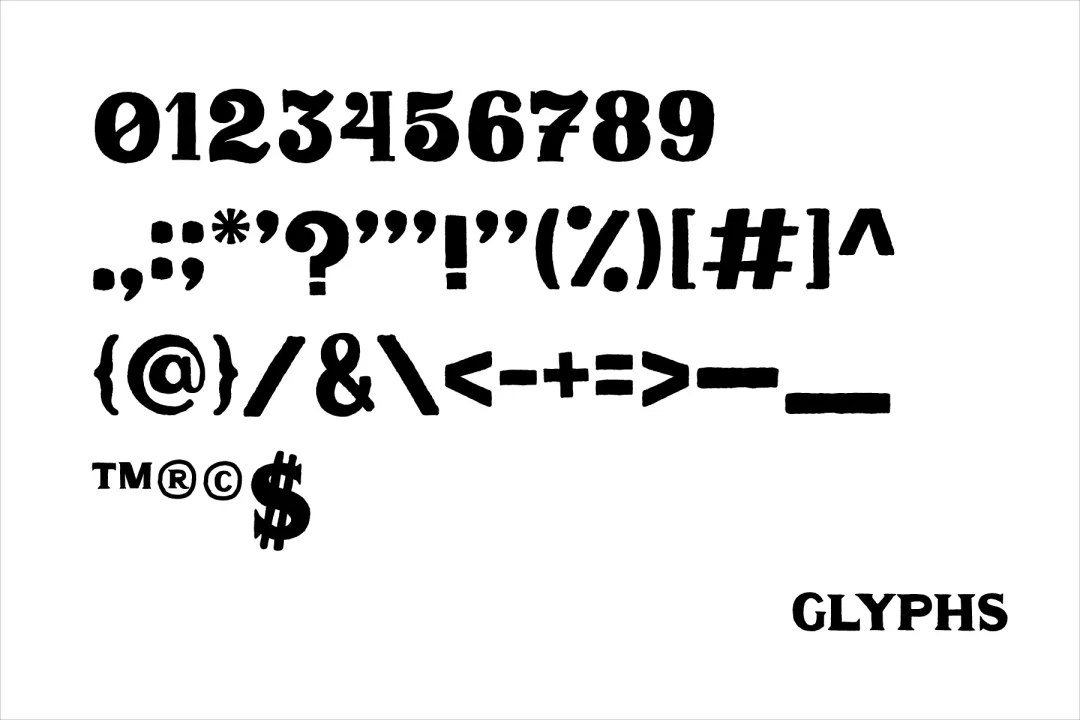 美式复古控必备！这款免费商用字体，太适合做标题了