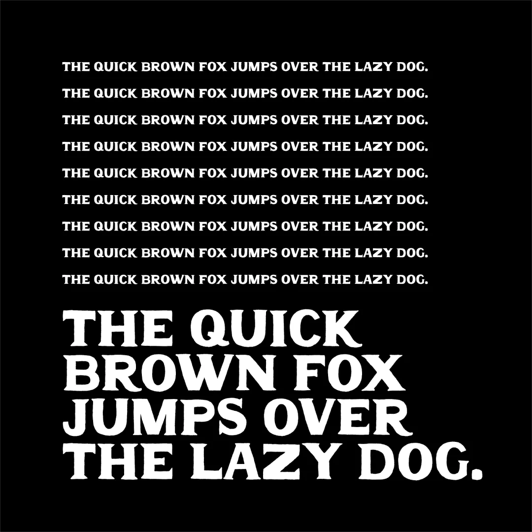 美式复古控必备！这款免费商用字体，太适合做标题了