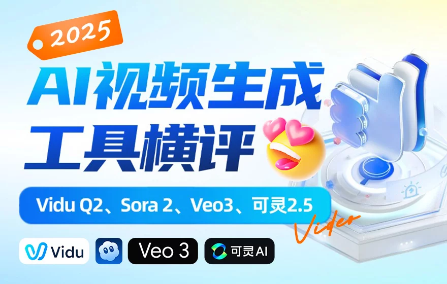Vidu、Sora、Veo、可灵哪家强？2025 最新AI视频生成工具横评！