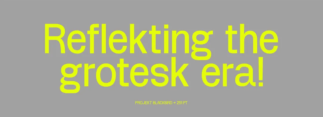 想找简洁干净的无衬线字体？试试这款免费的Projekt Blackbird