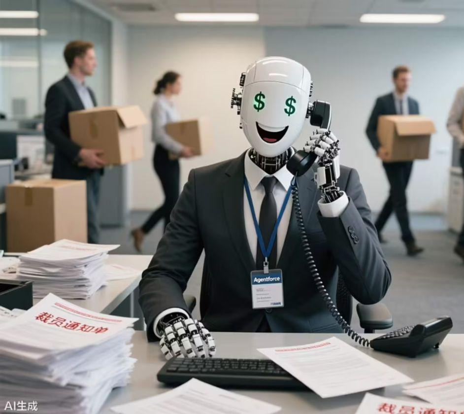 AI 抢人类饭碗：Salesforce CEO 证实公司裁掉了 4000 个客服
