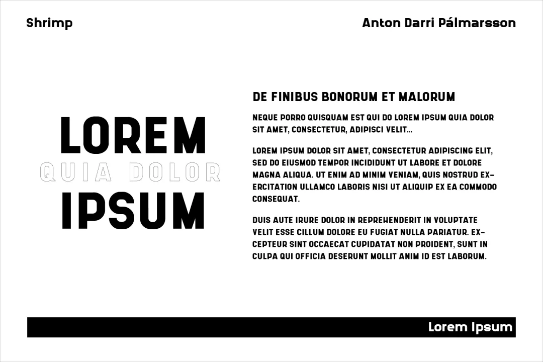 想找现代几何风格的无衬线字体？试试这款免费的Shrimp