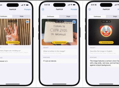 苹果 FastVLM 模型开放试用：Mac 用户秒享“闪电级”视频字幕，生成速度较同类 AI 快 8