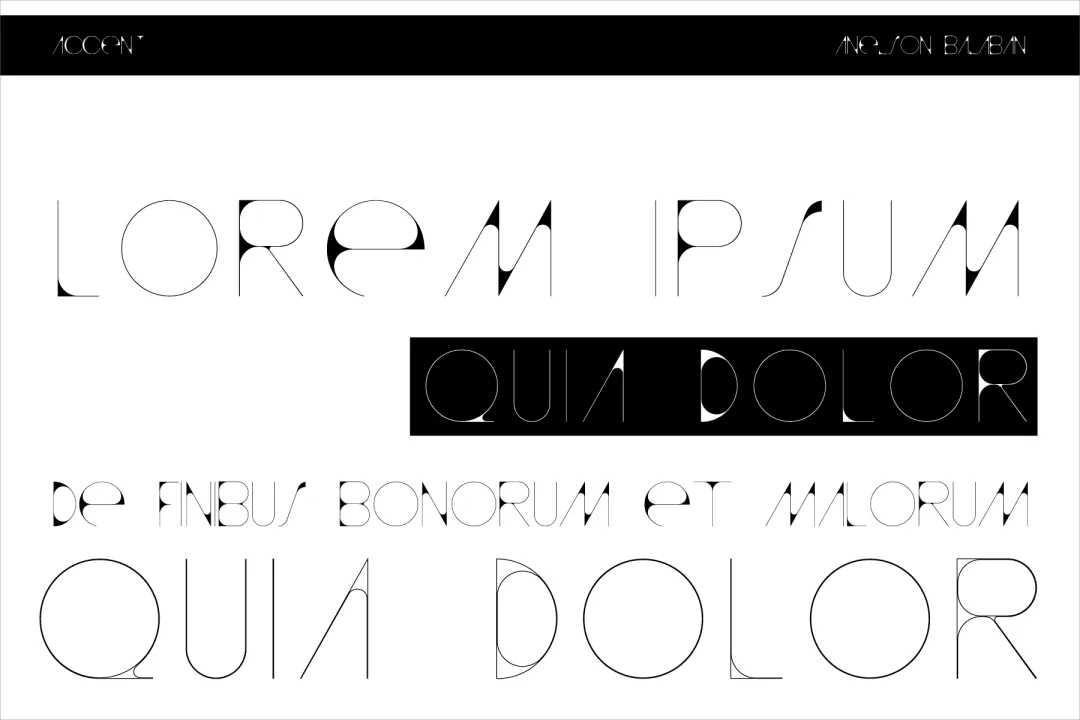 想找时尚高级的展示类字体？试试这款免费的Accent