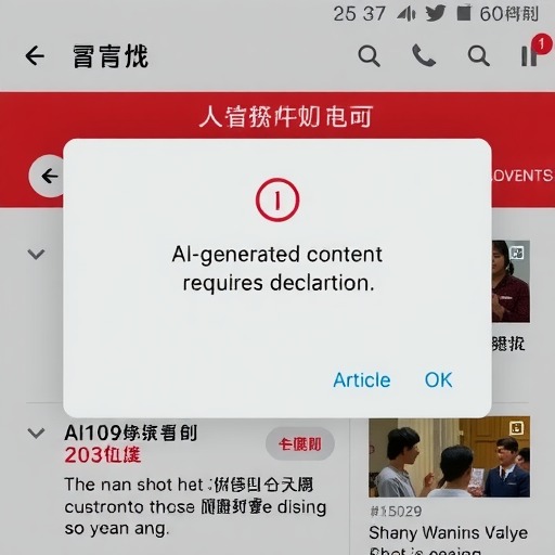 微信：用户发布的公众号 / 视频号等内容为 AI 生成合成的，需主动进行声明(图2)