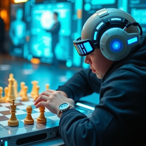 用脑机接口打象棋比赛，脑瘫棋手成为“头号玩家”(图2)