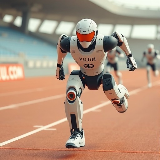 2025 世界人形机器人运动会：宇树拿下 1500 米田径决赛第 1 组第一名(图2)