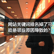 网站关键词排名掉了可能是哪些原因导致的？（图1）