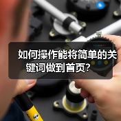 如何操作能将简单的关键词做到首页？（图2）