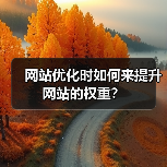 网站优化时如何来提升网站的权重？（图1）