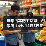 理想汽车携手蔡司，AI 眼镜 Livis 12月3日正式发布（图1）