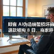顾客 AI伪造螃蟹损坏骗退款被拘 8 日，商家呼吁加强监管（图3）