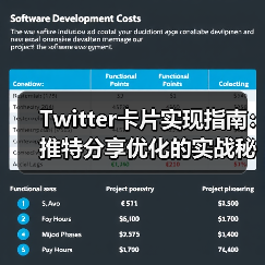 Twitter卡片实现指南：推特分享优化的实战秘籍（图2）