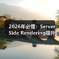 2026年必懂：Server-Side Rendering提升首屏HTML搜索引擎友好秘籍（图4）