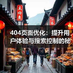 404页面优化：提升用户体验与搜索控制的秘密武器（图2）