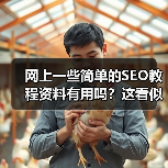 网上一些简单的SEO教程资料有用吗?这看似是个常青的话题,但真乍一看,普通的SEO教程是不是都能带来实质性的突破?答案远比你想象的复杂。一些“速成指南”确实可以(图3) 网上一些简单的SEO教程资料有用吗?这看似是个常青的话题,但真乍一看,普通的SEO教程是不是都能带来实质性的突破?答案远比你想象的复杂。一些“速成指南”确实可以(图3)