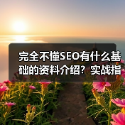 完全不懂SEO有什么基础的资料介绍?实战指南揭秘!(图2) 完全不懂SEO有什么基础的资料介绍?实战指南揭秘!(图2)