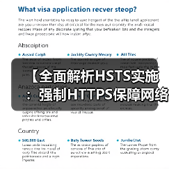 【全面解析HSTS实施:强制HTTPS保障网络安全的秘密武器】(图1) 【全面解析HSTS实施:强制HTTPS保障网络安全的秘密武器】(图1)