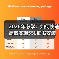 2026年必学：如何快速高效实现SSL证书安装与HTTPS部署（图1）