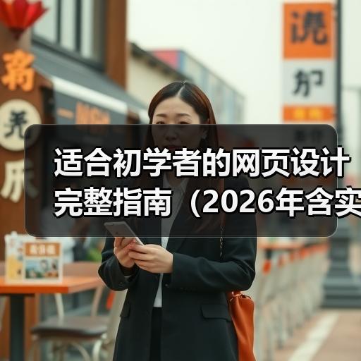 适合初学者的网页设计完整指南（2026年含实战案例与工具推荐