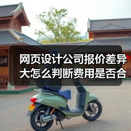 网页设计公司报价差异大怎么判断费用是否合理