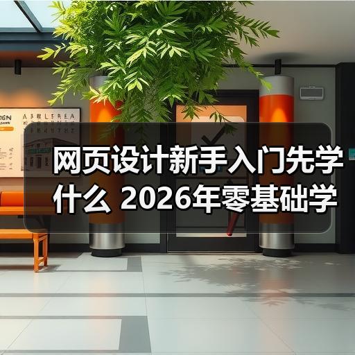 网页设计新手入门先学什么 2026年零基础学习路径拆解