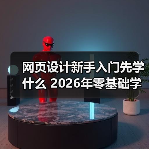 网页设计新手入门先学什么 2026年零基础学习路径与工具清单