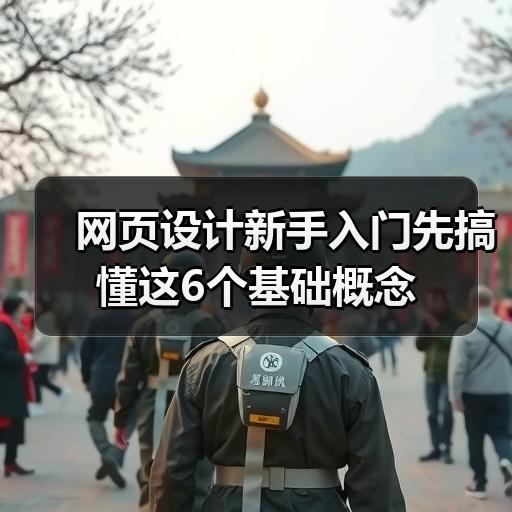 网页设计新手入门先搞懂这6个基础概念
