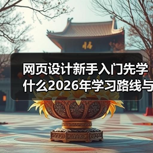网页设计新手入门先学什么2026年学习路线与避坑建议