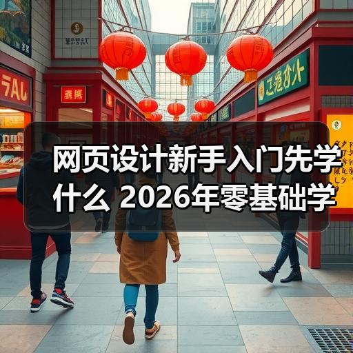网页设计新手入门先学什么 2026年零基础学习路径与工具推荐