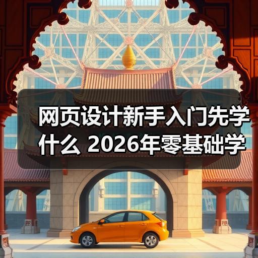 网页设计新手入门先学什么 2026年零基础学习路线拆解