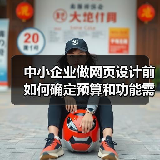 中小企业做网页设计前如何确定预算和功能需求