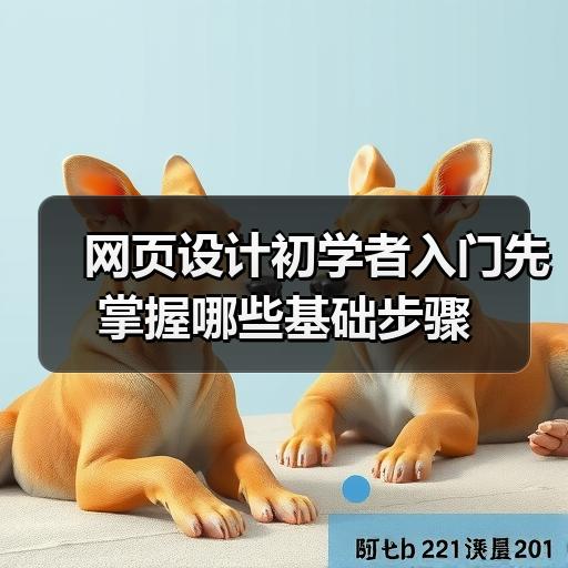 网页设计初学者入门先掌握哪些基础步骤