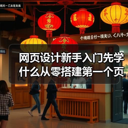 网页设计新手入门先学什么从零搭建第一个页面的步骤