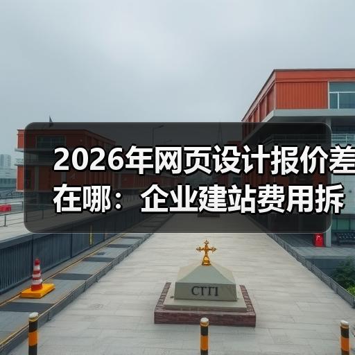 2026年网页设计报价差在哪：企业建站费用拆解