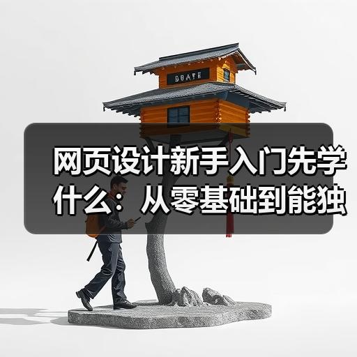 网页设计新手入门先学什么：从零基础到能独立完成页面的学习顺序