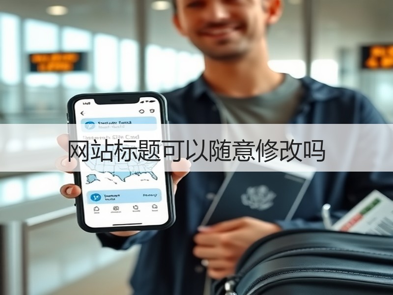 网站标题可以随意修改吗