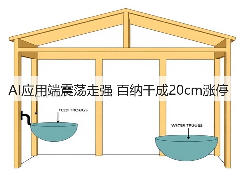 AI应用端震荡走强 百纳千成20cm涨停(图3)