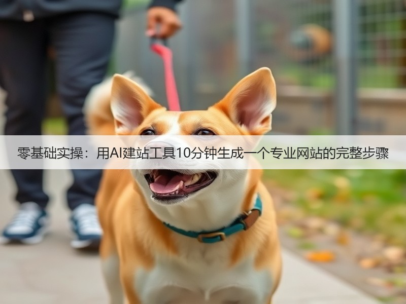 零基础实操:用AI建站工具10分钟生成一个专业网站的完整步骤(图3) 零基础实操:用AI建站工具10分钟生成一个专业网站的完整步骤(图3)