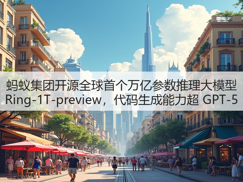 蚂蚁集团开源全球首个万亿参数推理大模型 Ring-1T-preview，代码生成能力超 GPT-5(图3)