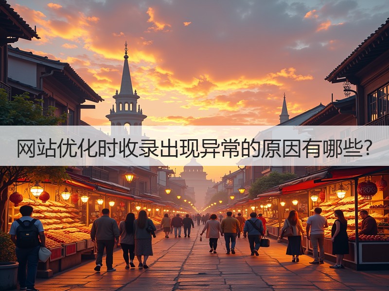 网站优化时收录出现异常的原因有哪些?(图3)